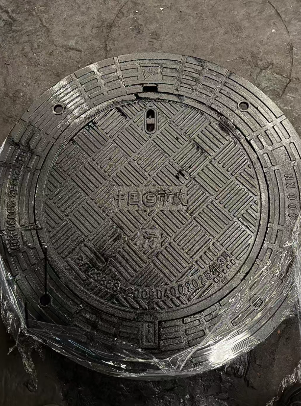 乐至球墨铸铁防沉降井盖展示